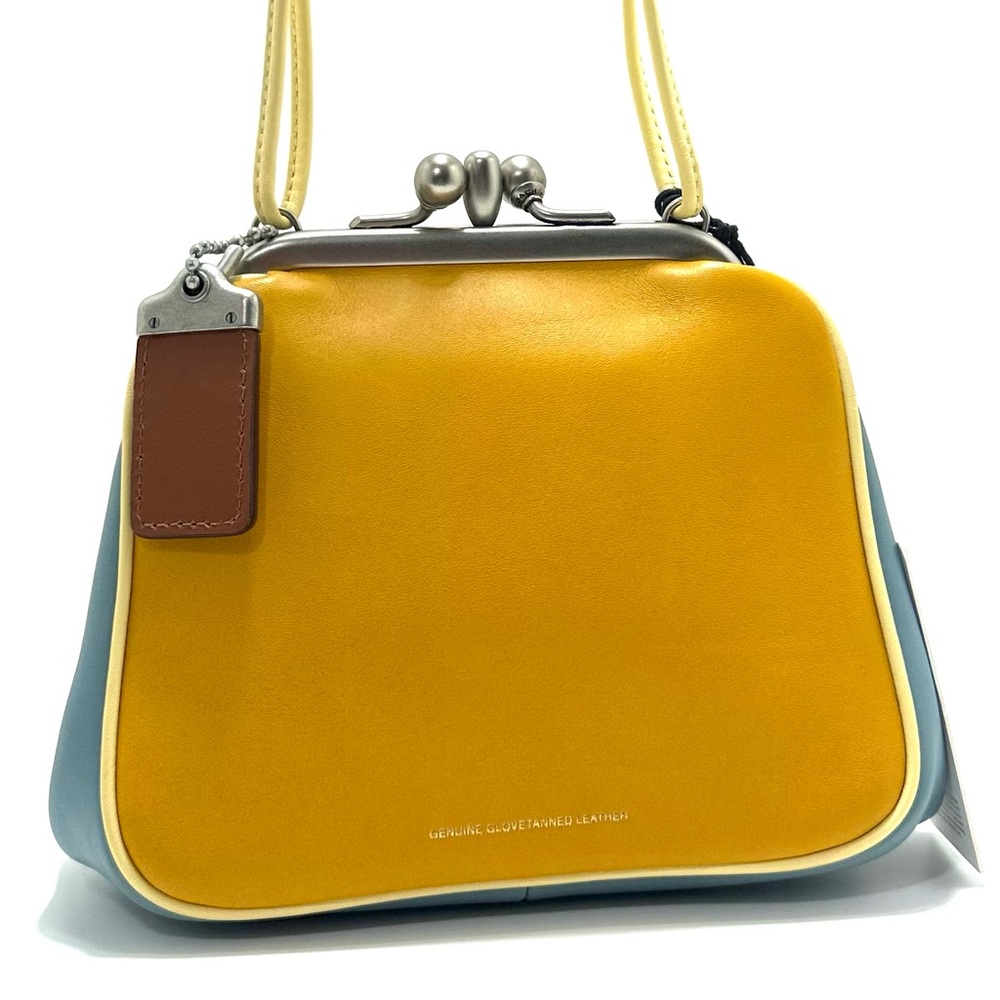 Coach 1941 Rexy Dinosaur Kisslock Frame Bag in Glovetanned Leather 🦖 RARE 🦖 - Picture 12 of 16